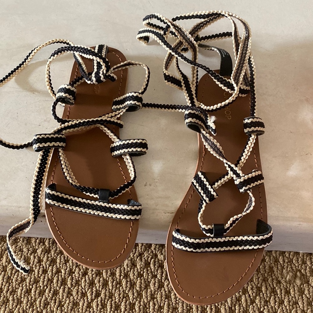 Brand new topshop gladiator style strappy sandals, from Nordstrom